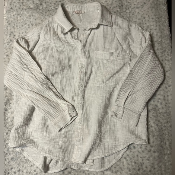 Blush&Day Linen Button Up - Picture 1 of 2